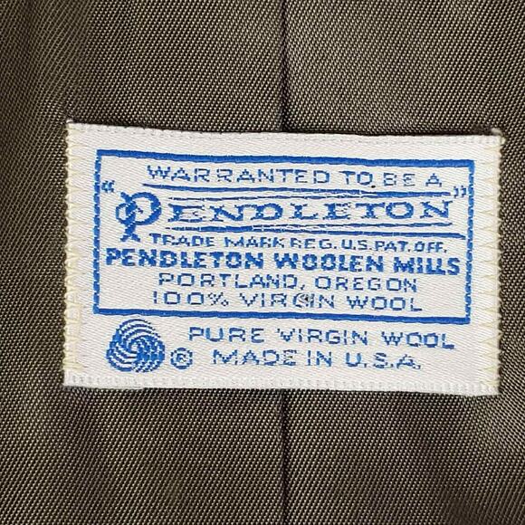 Pendleton Blazer Jacket Womens Plus Size 20W Wool Button Lined Vintage Gray - Picture 6 of 8